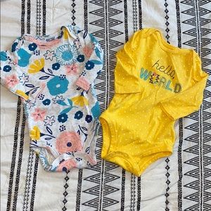 2 piece onesie set